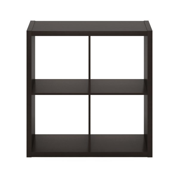 Furinno Furinno Cubicle Open Back Decorative Cube Storage Organizer 4-Cube