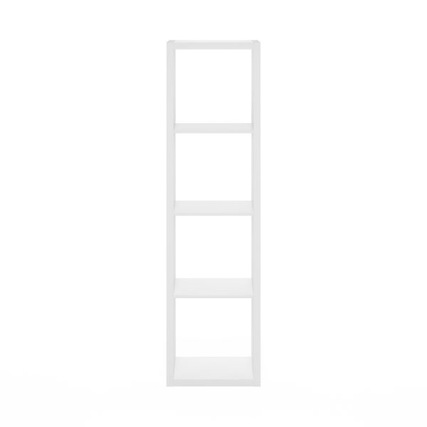 Furinno Furinno Cubicle Open Back Decorative Verticle Cube Storage Organizer 4-Cube