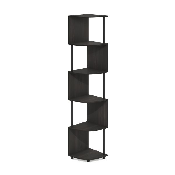 furinno Furinno Econ 5-Tier Zigzag Corner Shelf Bookcase Bookshelf