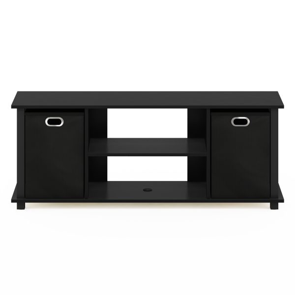 Furinno Furinno Econ Entertainment Center W/Storage Bins For TV Up To 48 Inch