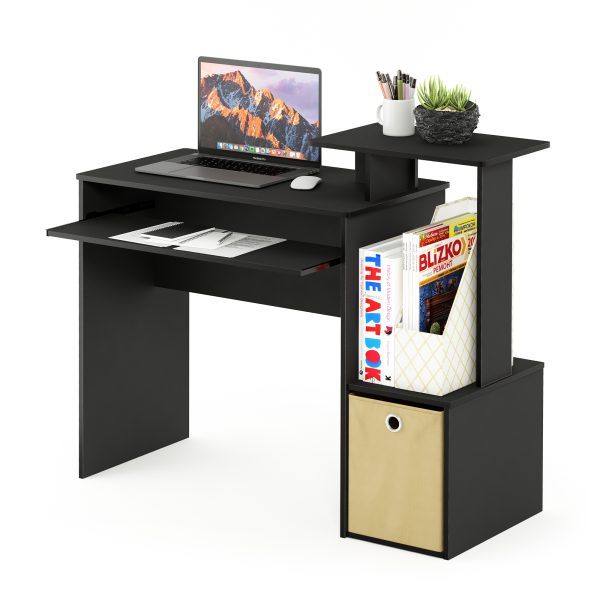 Furinno Furinno Econ Multipurpose Home Office Computer Writing Desk W/Bin