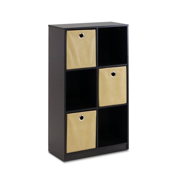 furinno Furinno Econ Storage Organizer Bookcase with Bins