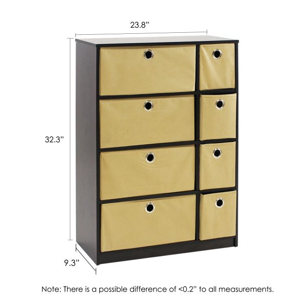 Furinno Furinno Econ Storage Organizer Cabinet W/Bins