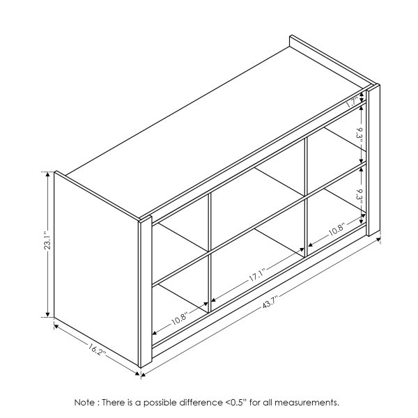 Furinno Furinno Fowler Multipurpose TV Stand Bookshelves