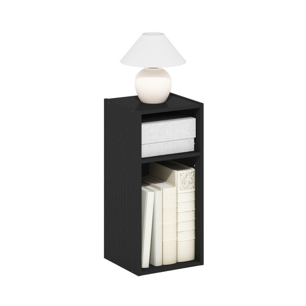 Furinno Furinno Fulda 2-Tier Space Saving Storage Shelf Bookcase 10-Inch Width
