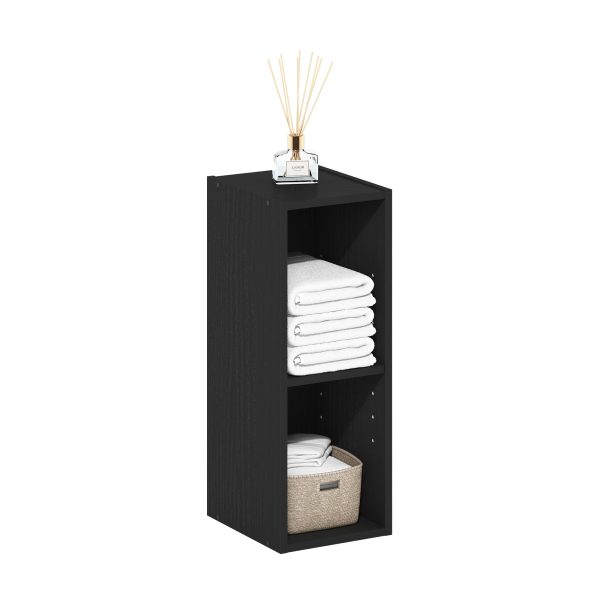 Furinno Furinno Fulda 2-Tier Space Saving Storage Shelf Bookcase 8-Inch Width