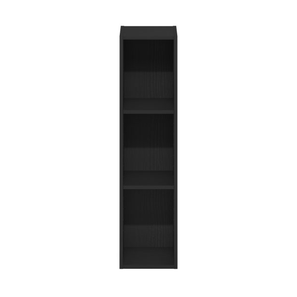 Furinno Furinno Fulda 3-Tier Space Saving Storage Shelf Bookcase 8-Inch Width