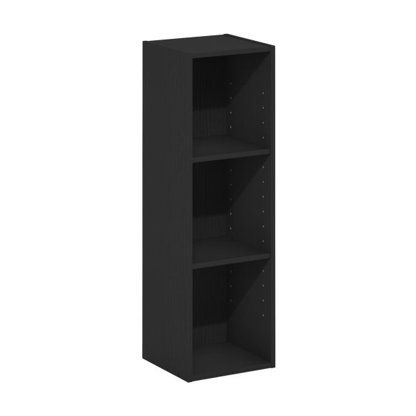 furinno Furinno Fulda 3-Tier Space Saving Storage Shelf Bookcase 10-Inch Width