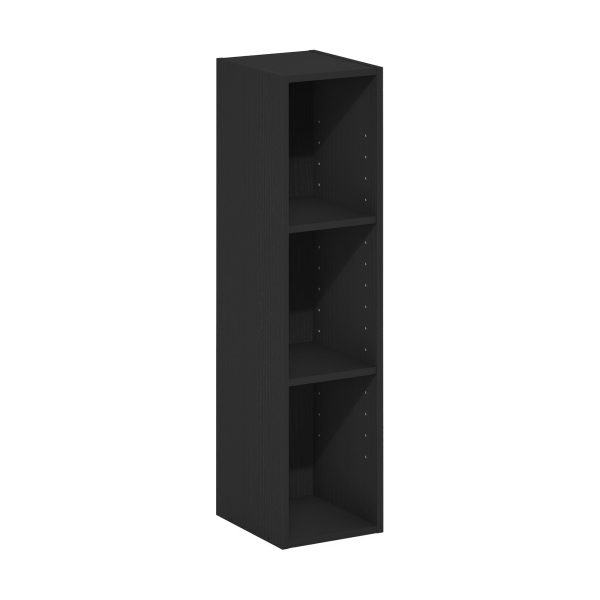 furinno Furinno Fulda 3-Tier Space Saving Storage Shelf Bookcase 8-Inch Width