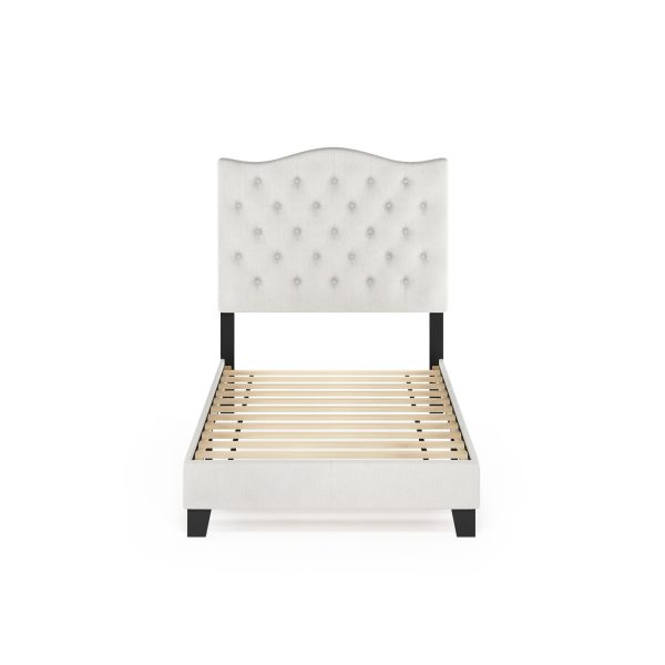 Furinno Furinno Abbyson Button Tufted Bed Frame