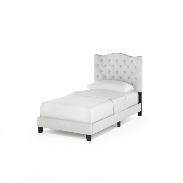 Furinno Furinno Abbyson Button Tufted Bed Frame