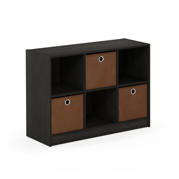 furinno Furinno Basic 3×2 Bookcase Storage w/Bins