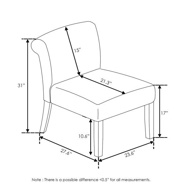 Furinno Furinno Belfort Modern Accent Chair