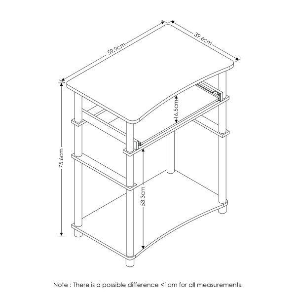 Furinno Furinno Home Laptop Notebook Computer Desk
