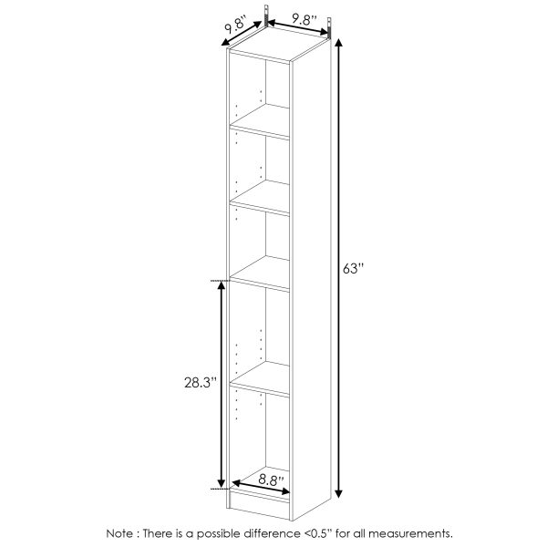Furinno Furinno Indo Slim Open Bath Cabinet