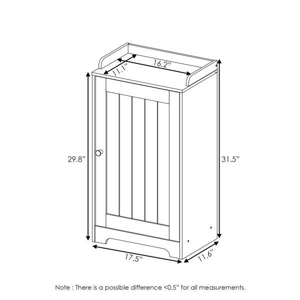 Furinno Furinno Indo Standing Louver Door Cabinet