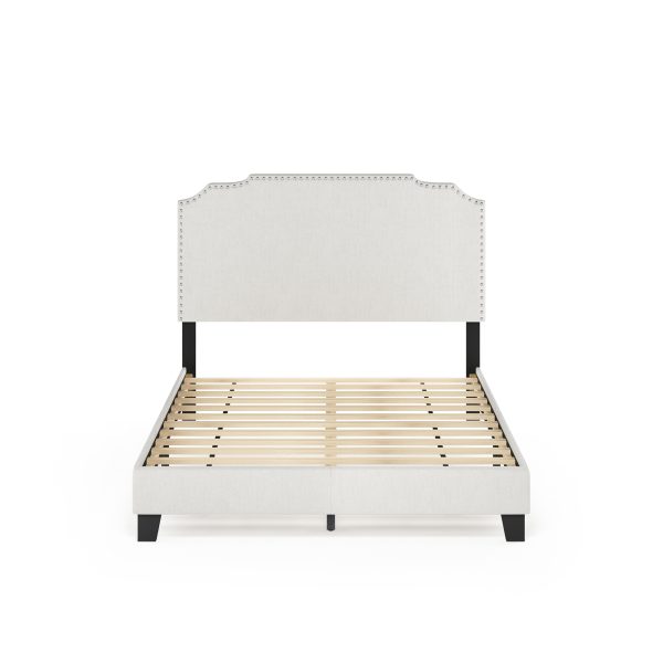 Furinno Furinno Nadia Nailhead Trim Bed Frame