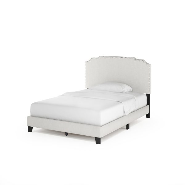 Furinno Furinno Nadia Nailhead Trim Bed Frame