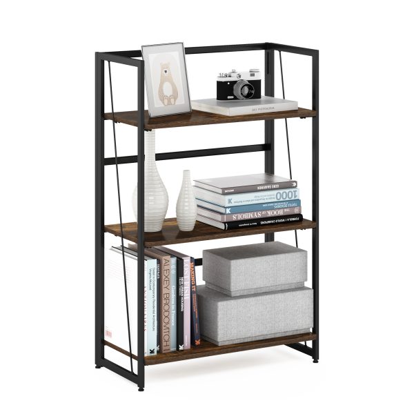 Furinno Furinno Riau No Tool Metal Frame Bookcase