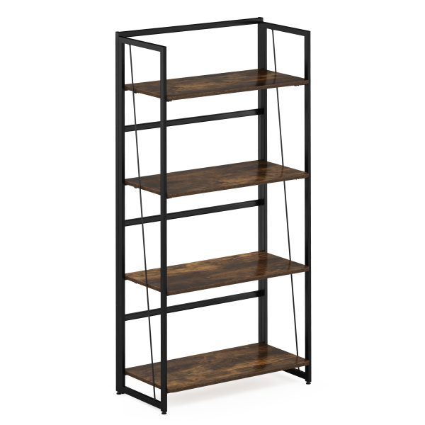 furinno Furinno Riau No Tool Metal Frame Bookcase