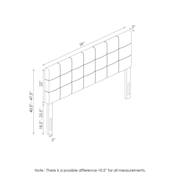 Furinno Furinno Roanne Tufted Headboard