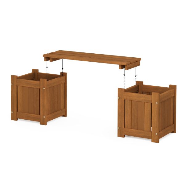 Furinno Furinno Tioman Hardwood Mini Planter Box