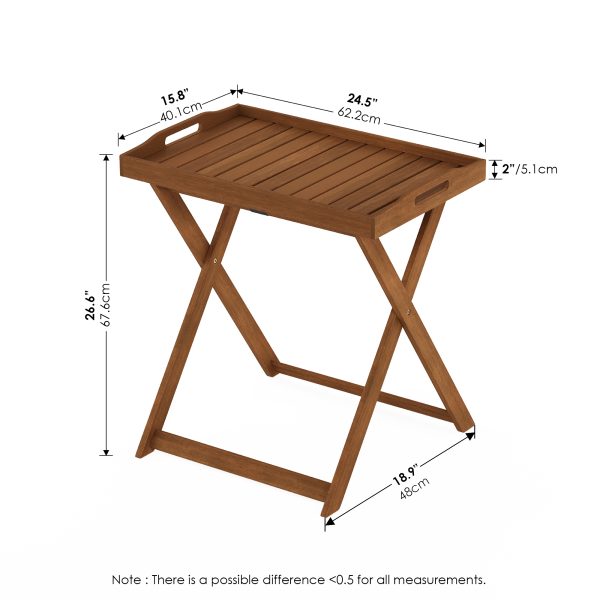 Furinno Furinno Tioman Outdoor Hardwood Tray Table