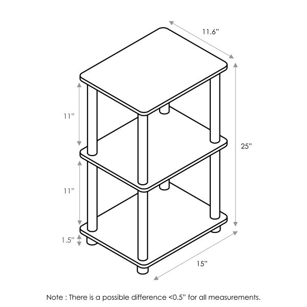 Furinno Furinno Turn-N-Tube 2 Space Shelf