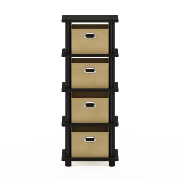 Furinno Furinno Turn-N-Tube 4-Bins System Rack