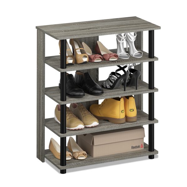 Furinno Furinno Turn-N-Tube 5 Tier Shoe Rack