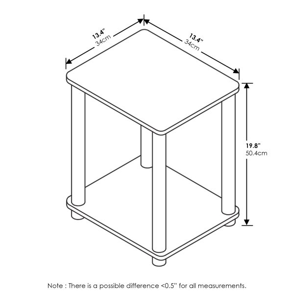 Furinno Furinno Turn-N-Tube Haydn End Table