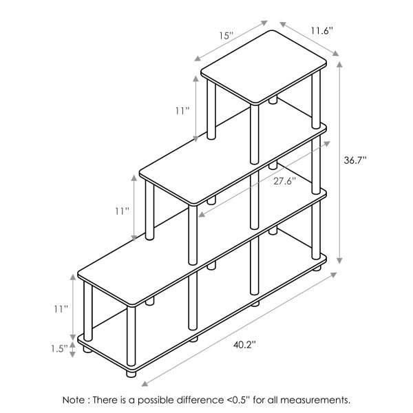 Furinno Furinno Turn-N-Tube Ladder Space Shelf
