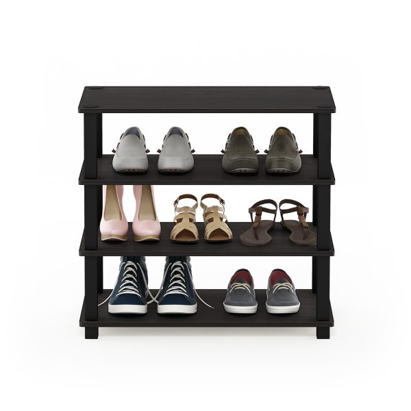 Furinno Furinno Turn-S-Tube 4-Tier Shoe Rack
