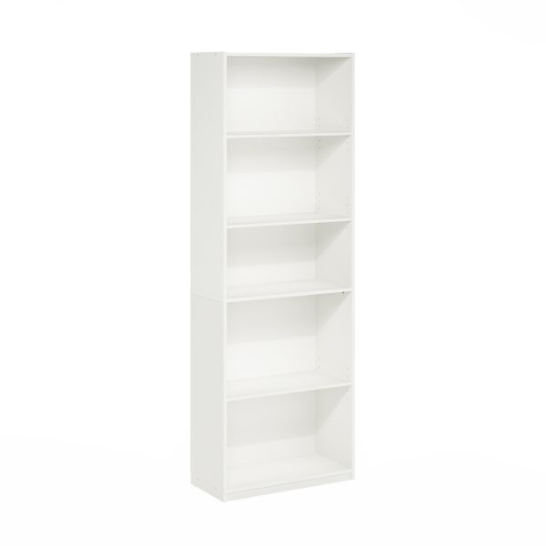furinno Furinno Gehry 5-Tier Bookcase Bookshelf with Adjustable Shelves