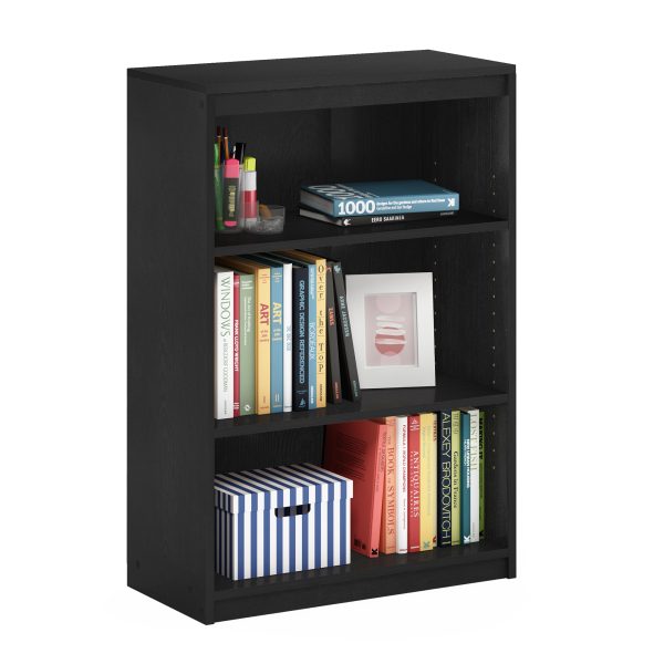 Furinno Furinno Gruen 3-Tier Bookcase With Adjustable Shelves