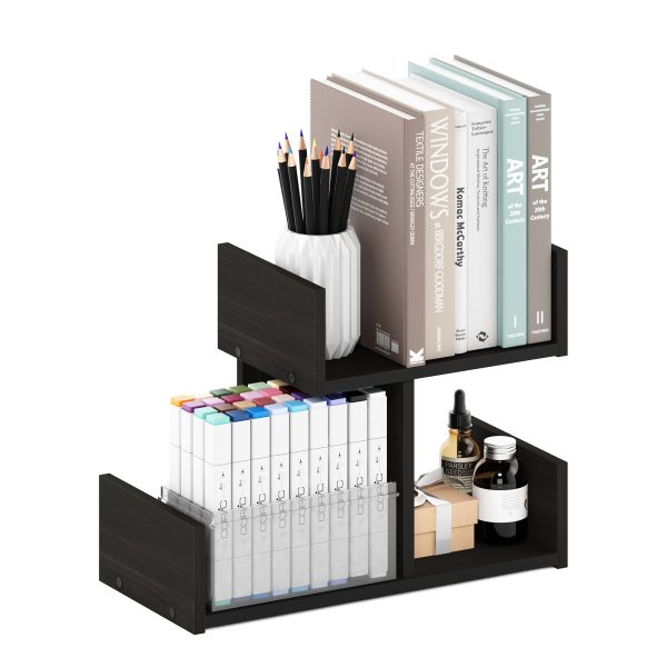 Furinno Furinno Hermite Wooden Desktop Bookshelf Storage Organizer For Home And Office Supplies