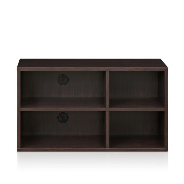 Furinno Furinno Indo 2×2 Petite Audio Video Storage Shelf