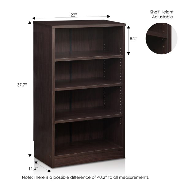 Furinno Furinno Indo 4-Tier Accessories Storage Shelf