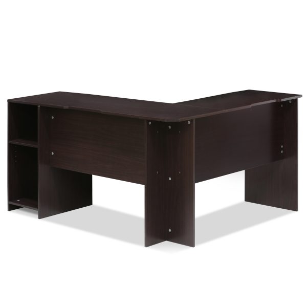 Furinno Furinno Indo L-Shaped Desk With Bookshelves