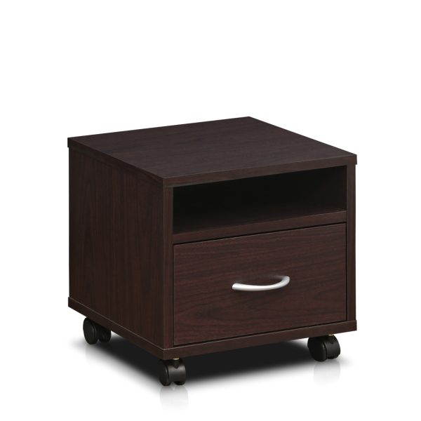 furinno Furinno Indo Petite Under desk Utility Cart wtih Casters