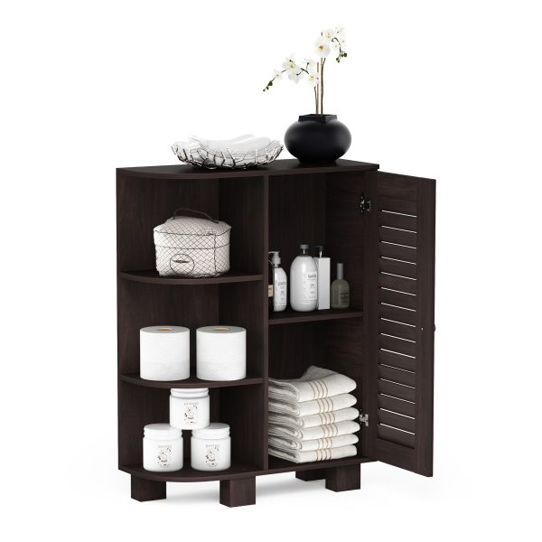 Furinno Furinno Indo Storage Shelf With Louver Door Cabinet