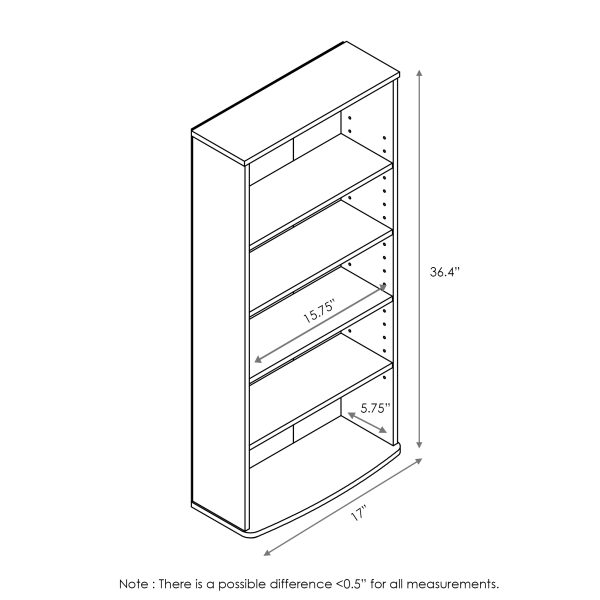 Furinno Furinno JAYA 4-Tier Multimedia Storage Tower