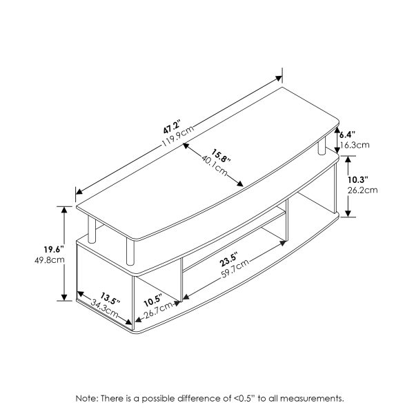 Furinno Furinno JAYA Large Entertainment Center Hold Up To 55-IN TV