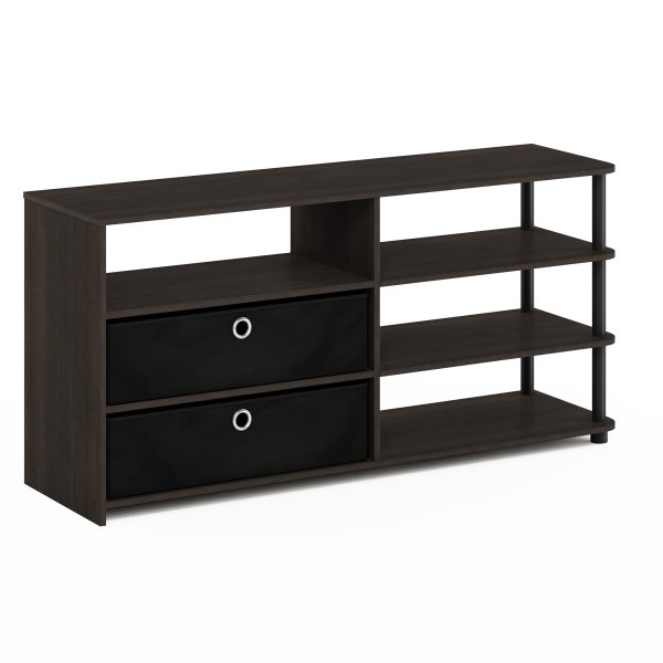 furinno Furinno JAYA Simple Design TV Stand for up to 55-Inch with Bins
