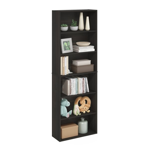 Furinno Furinno JAYA Simply Home Free Standing 6-Tier Open Storage Bookcase