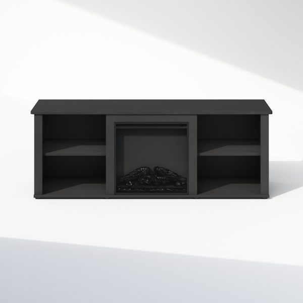 Furinno Furinno Jensen No Heat Decorative Electric Fireplace TV Stand Entertainment Center For TV Up To 60 Inch