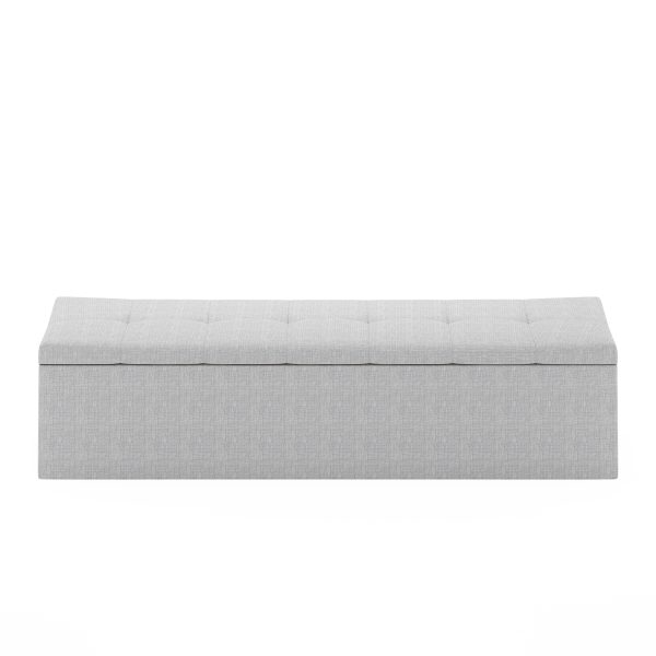 Furinno Furinno Laval Single Row Tufted Storage Ottoman Bench