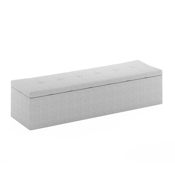 furinno Furinno Laval Single Row Tufted Storage Ottoman Bench