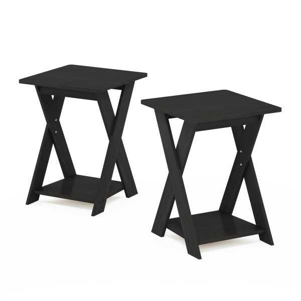 furinno Furinno Modern Simplistic Criss-Crossed End Table