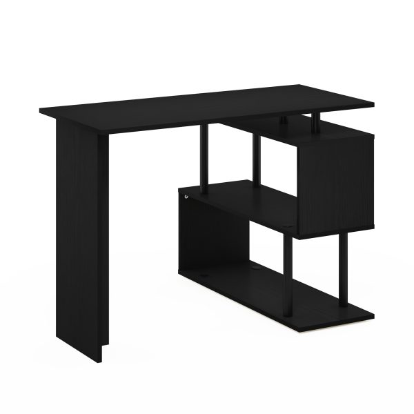 Furinno Furinno Moore L-Shape Computer Desk With 3-Tier Shelves